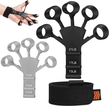 New Finger Grip Strengthener Hand forearm Exerciser Finger stretcher Trainer Hand Therapy