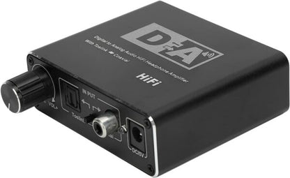 Digital To Analog Audio HiFi Converter With Toslink ToCoaxial