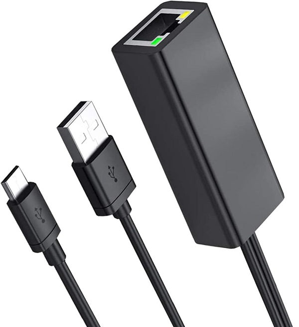 SE-L156 Ethernet Adapter For Fire Tv Stick Micro USB To Rj45 Cable1M