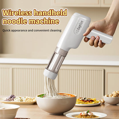 Noodle Maker Portable Electric Pasta Machine Automatic Home Wireless Pasta Machine Handheld Spaghetti Ramen Maker