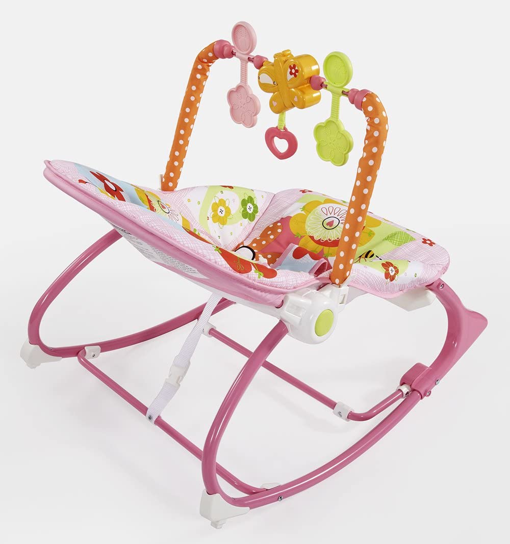 Newborn Electric Baby Bouncer Rocker Vibration Chair Musical Cradle Swing Seat