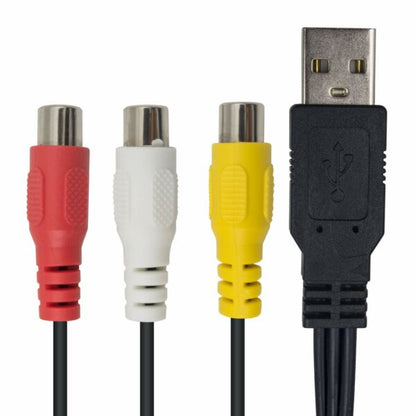 SE-C06 USB To 3 RCA Female Video Audio Cable