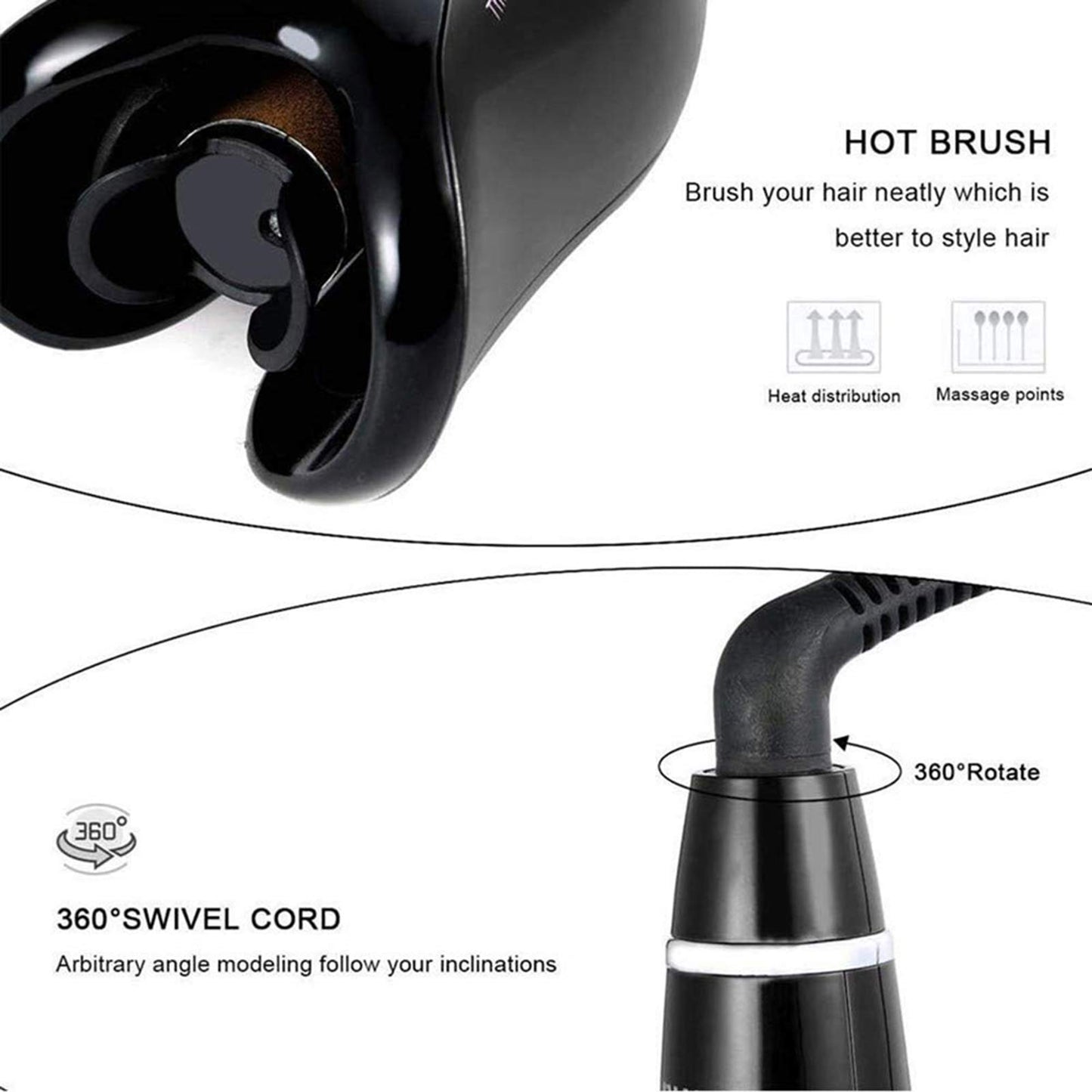 Automatic Curling Iron Air Curler Air Spin Ceramic Rotating Air Curler Air Spin N Wand Curl 1 Inch Magic Hair Curler