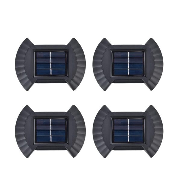 Double Head Solar Powered Wall  White Light 2Pcs