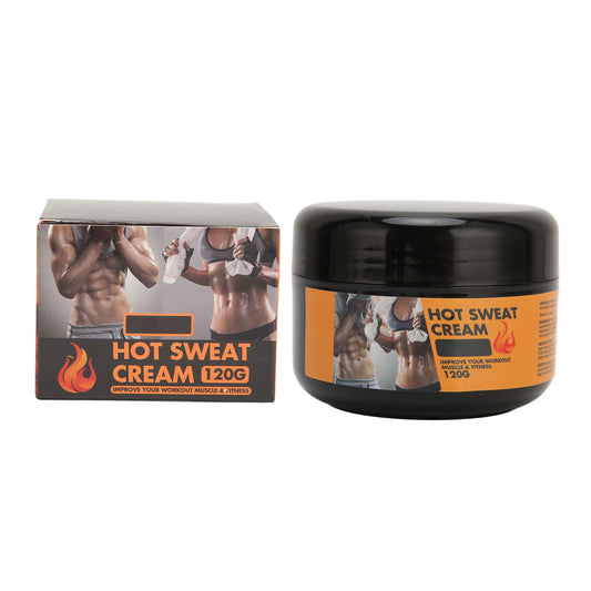 120G Hot Sweat Cream, Abdominal Training Cream, Cellulite Abdominal Fat Burning, Fittes Bodybuilding for Abdominal Tightening and Weight Loss