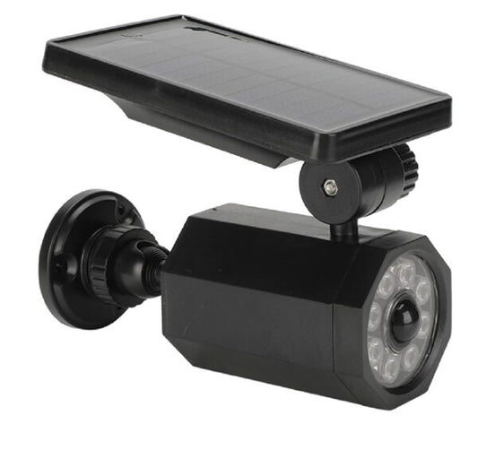 Aerbes AB-TY50 LED Solar Powered Wall Motion Sensor Light Dummy Camera 20W