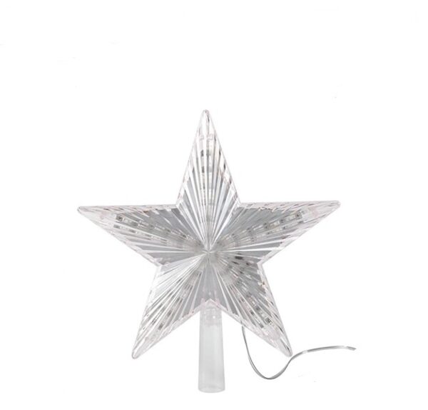 ZYF-106 Christmas Tree Top LED Star Warm White 15cm