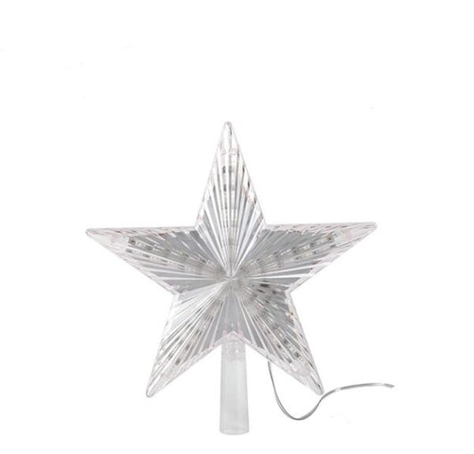 ZYF-106 Christmas Tree Top LED Star Warm White 15cm