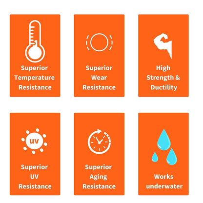 Leakage Repair Waterproof Tape For Pipe Leakage Roof Water Tape Leakage Solution Aluminium Foil Waterproof Adhesive Sealing Butyl Rubber Tape Surface Crack, Pipe Rupture (Silver)