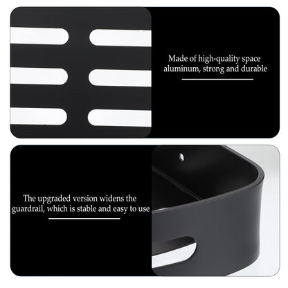 Square Shelf Bathroom Storage Rack Bathroom Storage Basket Corner Shower Shower Rack Corner Wall Mount Shower Basket Bathroom Corner Space Aluminum Frame Household