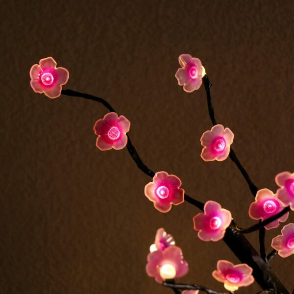 D-5 36 LED Cherry Blossom Tree Lamp With Base DC USB / Battery Operated