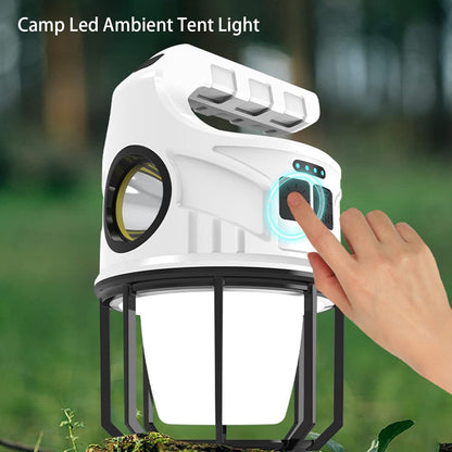 clinmday 1 Set Outdoor Camping Light,High Brightness Rechargeable Portable,Water Resistant Tent Light,for Camping,Outdoors Working Emergency Lamp