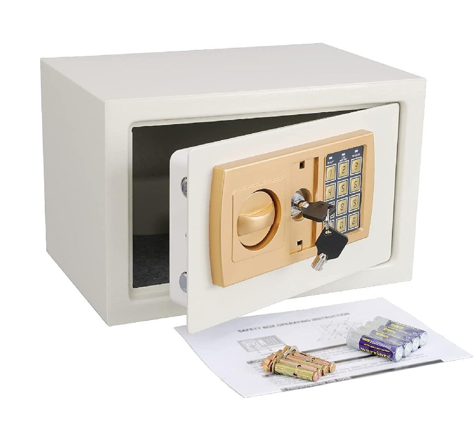 SE-144 Mini Safe with Key & Combination Lock 25E