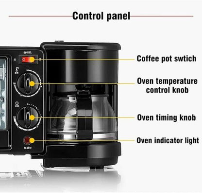 Kenwood KW-206 Multifunctional 3 In 1 Breakfast Maker