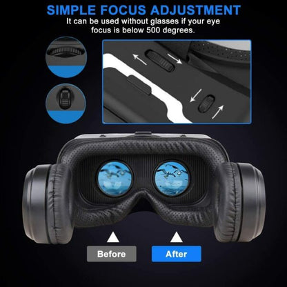 VR Shinecon 3D VR Glasses With Headphones