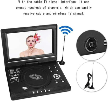 LMD-998 Portable HD DVD Player With LCD Screen With TV Tuner/Card Reader/USB/Game 9.8″