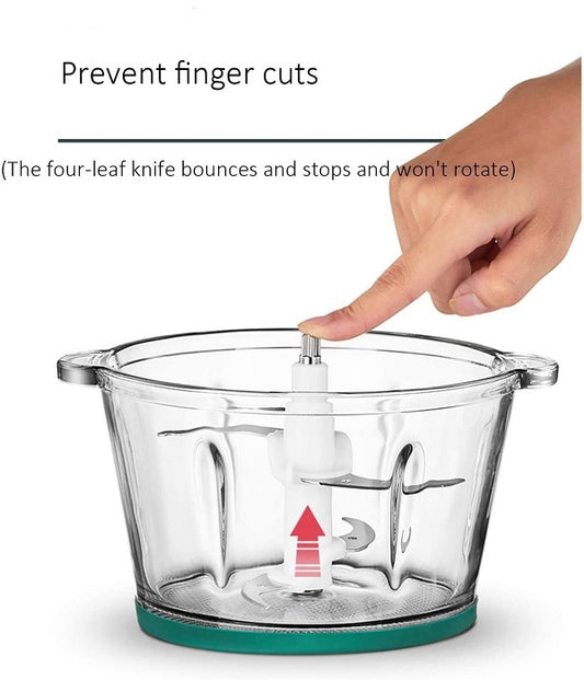 DR-802-2L Kitchen Expert 2Ltr Stainless Steel & Glass Meat Grinder Food Processor