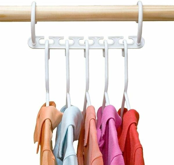 Pack Of 8 Triple Closet Space Hanger