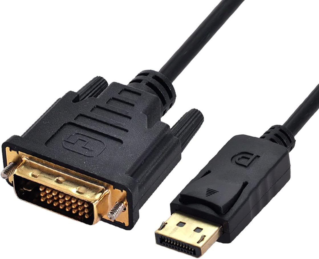 Display Port Male to DVI 24+1 Male Adapter Cable 1.8M