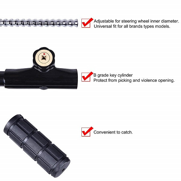 JG87 CQ Legend Anti-theft Steering Wheel Lock