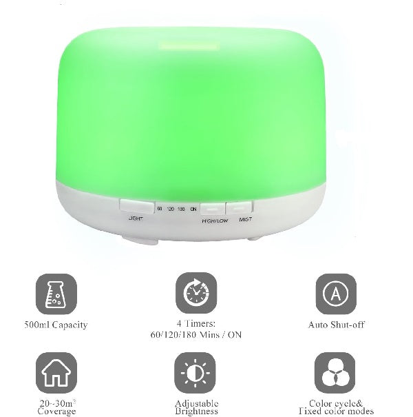 Aorlis AO-50107 Aroma Diffuser Humidifier 7 LED