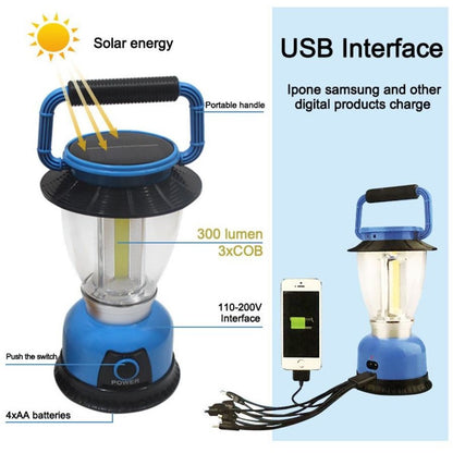 SOLAR RECHARGEABLE CAMPING LIGHT