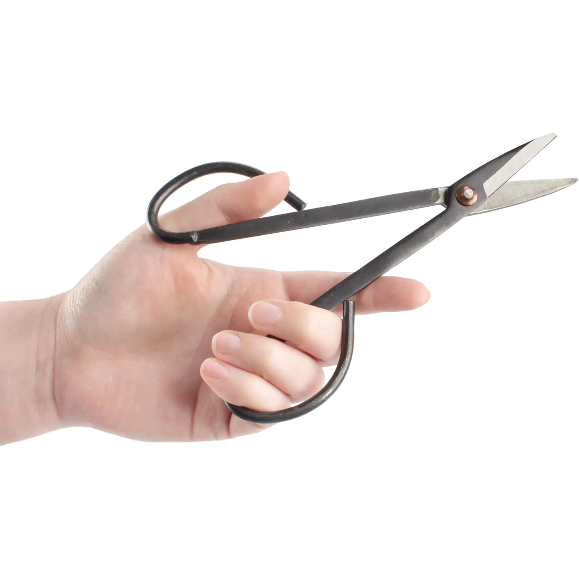 1pc Heavy Duty 7.2 Inch Black Professional Grade Pruning Shears with Serrated Blade & Non Slip Handle   Large Scissors for Trimming Trees  Shrubs  Roses  Hedges   Ideal for & Commercial Landscaping Tools