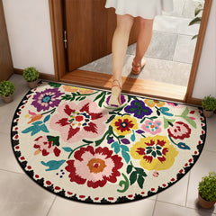 1Pc Extra Large Semi Circular Floor Mat Non Slip