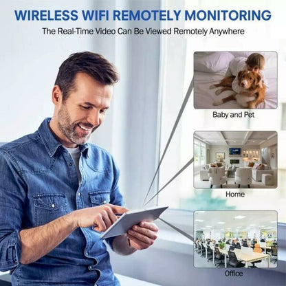 Mini WiFi Camera HD 1080P Video  Audio Recorder with IR Night  Vision Motion Detection Small  Wireless