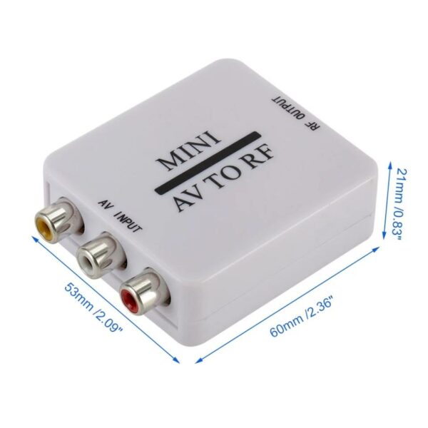 AV To RF Mini Video Converter Box Video Adapter