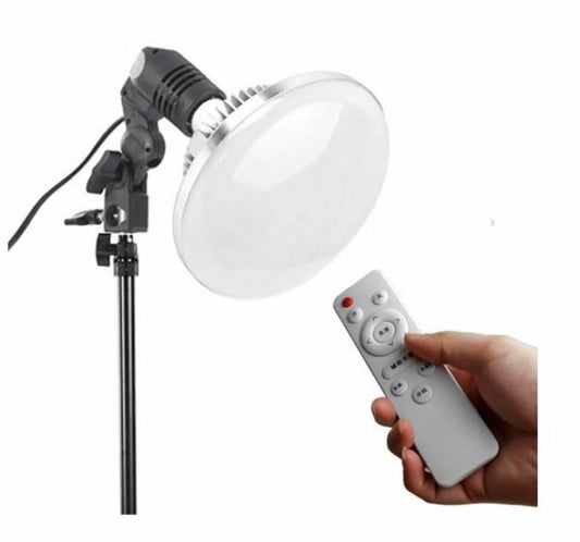 SE-180 Photographic Lighting LED E27 Bulbs With Remote Control Remote 85W