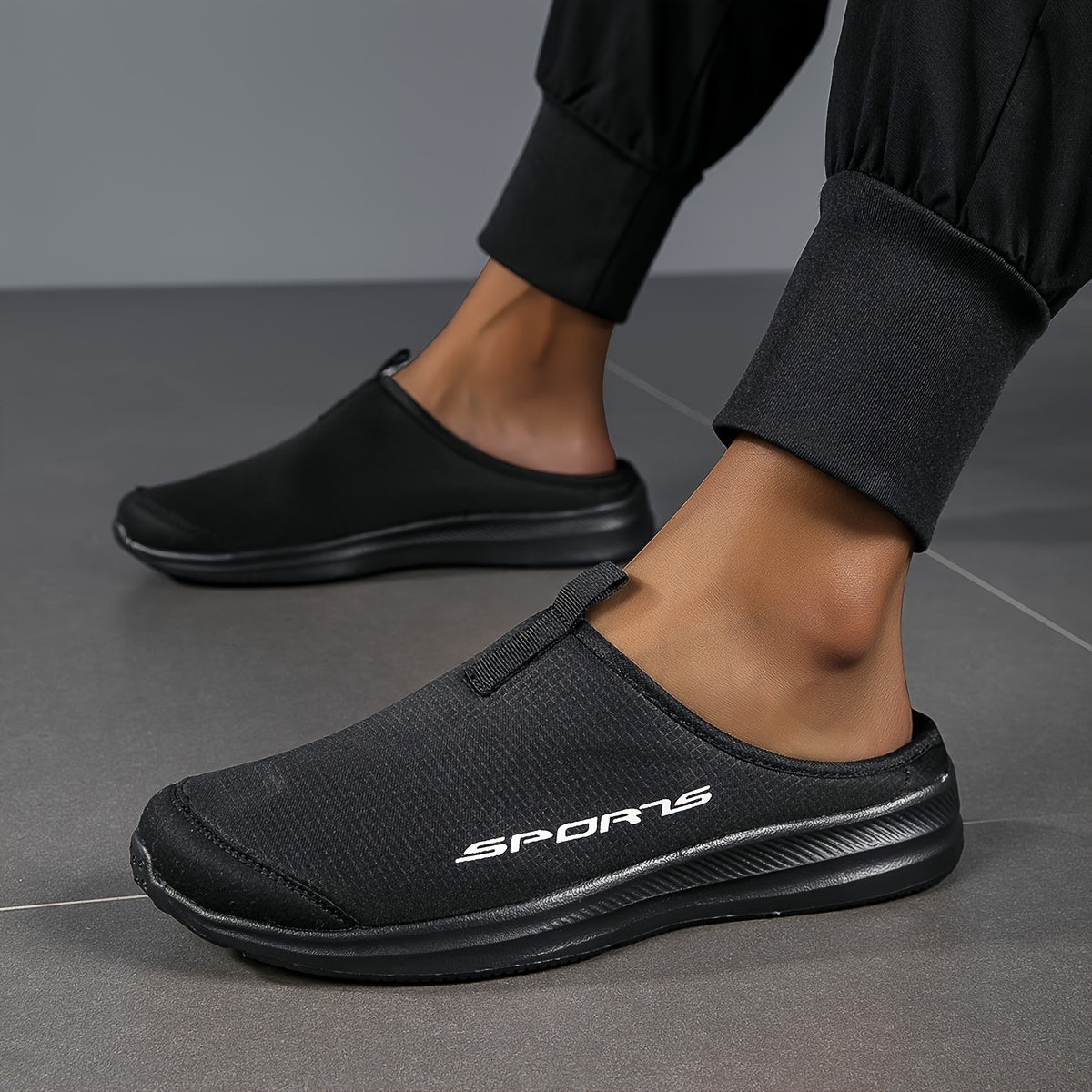 Breathable and Comfortable Men'S Casual Slippers   Mesh Upper Breathable Insole and Lightweight Sole  Slip On Shoes for Indoor and Outdoor Use  Suitable for Walking  Camping and Daily Wear