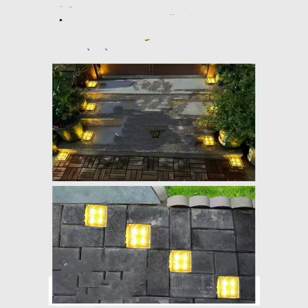 Solar ice brick light