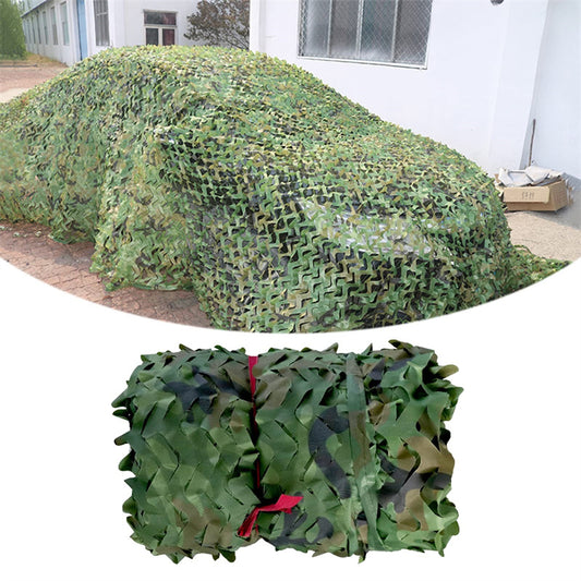 CF-37 Portable Double Layer Oxford Polyester Three-dimensional Leaf Camouflage Net (2.5*3M)