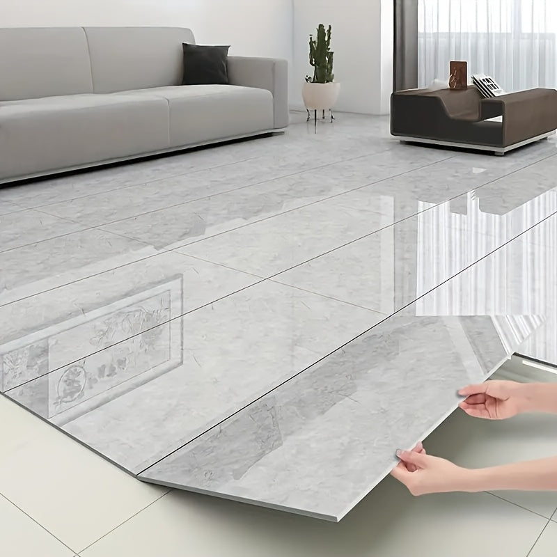 31pcs Modern Style PVC Self Adhesive Thick Floor Stickers   Easy to Peel and Stick   Waterproof Flooring Patch   for Bedroom Living Room Kitchen Bathroom