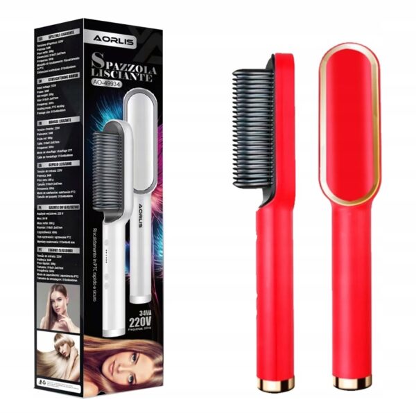 Aorlis AO-49934 Electric Hair Straightener Comb Brush 34W