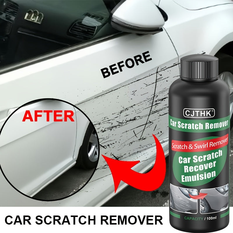 Car Scratch Remover & Polishing Compound   Anti Scratch Wax for Auto Body Paint  Swirl Repair  and Surface Restoration  Easy Application with Sponge or Cloth  Enhances Vehicle Appearance  Car Scratch Remover  Vehicle Appearance Enhancement