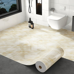 2 Rolls  15.7x118 Inch Thickened Version  3mm Thickness  Easy to Peel and Apply Vinyl Flooring Durable and Removable Waterproof Marble Tile Stickers. Self Adhesive Modern  Marble Pattern Floor Tile Decals  Suitable For Kitchen  Living Room  Office