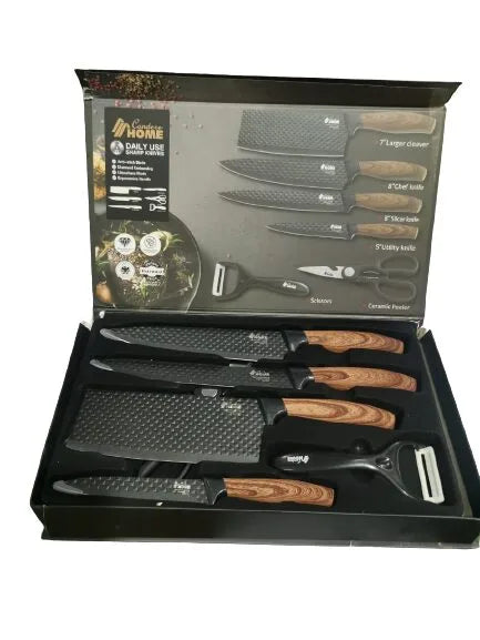 6pc Kitchenware Knife Set