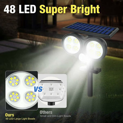 Solar Powered LED Light Wall & Spike  Lamp 200lm