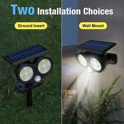 FA-1906A Solar Powered LED Light Wall Lamp 200lm