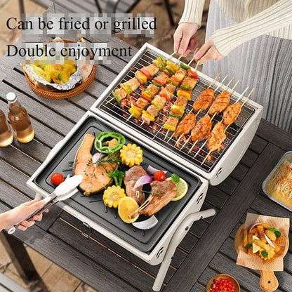 SYF-031 Portable Double Sided Braai Grill & Roast Oven