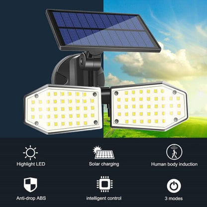 Aerbes AB-TA006 Solar Powered Motion Sensor Light 78LED