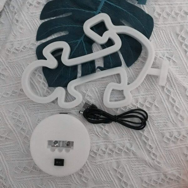 B-21 USB DC Cable Or Battery Operated Boat Anchor Neon Lamp With Base