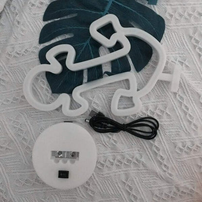 B-21 USB DC Cable Or Battery Operated Boat Anchor Neon Lamp With Base