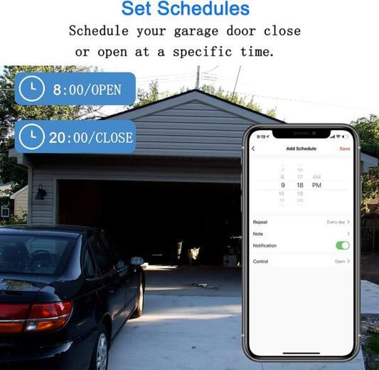 XF0148 WIFI Smart Square Graffiti Garage Door Opener