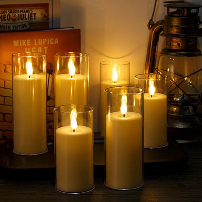 LED Plastic Battery Operated Candle, Takes 3 x AAA Batteries