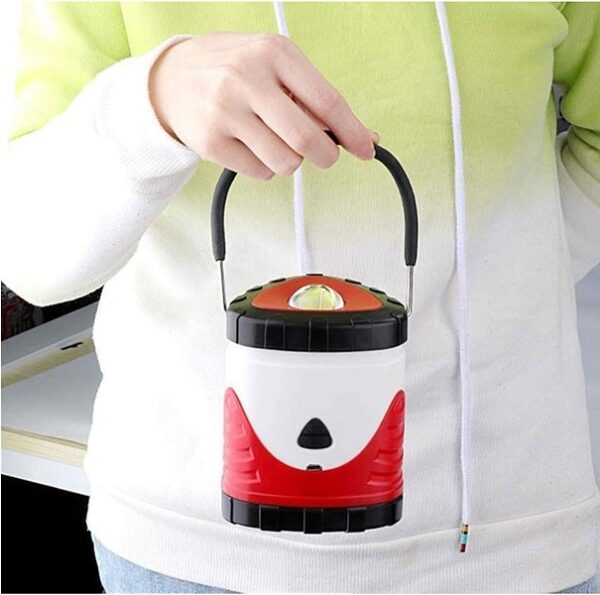USB Rechargeable Camping Lantern & Flashlight, also Take 3 x AA Batteries