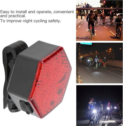 Aerbes AB-ZX12 Bicycle Tail Light Red 500mah Battery