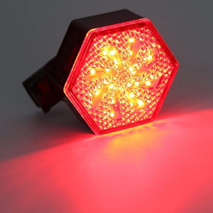 Aerbes AB-ZX12 Bicycle Tail Light Red 500mah Battery